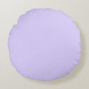 Bleke lavender Solid Color Rond Kussen