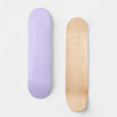 Bleke lavender Solid Color Skateboard (Voorkant)