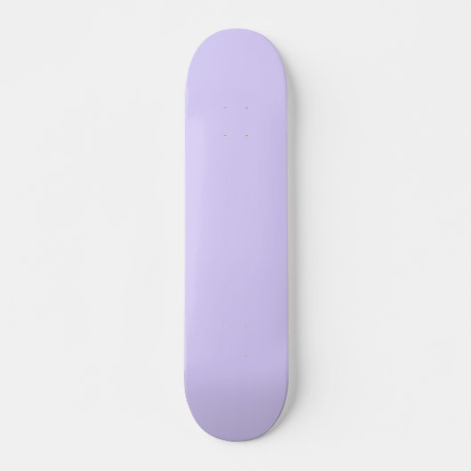 Bleke lavender Solid Color Skateboard (Voorkant)