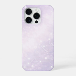 Bleke lila en parelgrijze AI-kunst iPhone 16 Pro Hoesje