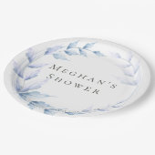 Bleke Lila olievlek Papieren Bordje (Gekanteld)