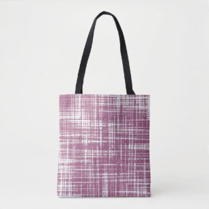 Bleke magenta striped draagtas