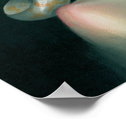 Bleke Medusa ART PRINT pop surrealisme grote oogku (Hoek)