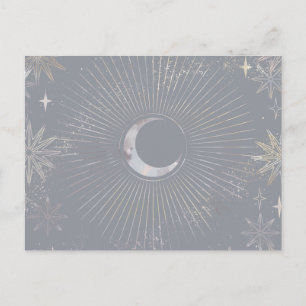 Bleke Moon Burst Briefkaart