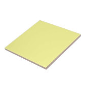 Bleke Narcis Effen Kleur | Klassiek Elegant Tegeltje (Zijkant)