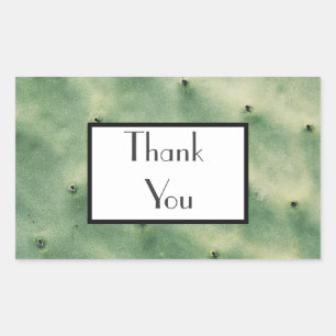 Bleke Opuntia Dank Je Huwelijks Cadeau Sticker