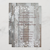 Bleke Oude Hout Kijk Weddenschap-gouden Tint Kaart (Voorkant / Achterkant)