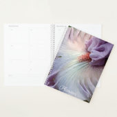 Bleke Paarse Baardiris Bloem Planner (Display)