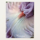 Bleke Paarse Baardiris Bloem Planner (Voorkant)