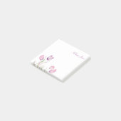 Bleke Paarse bloementulp Post-it® Notes (Schuin)