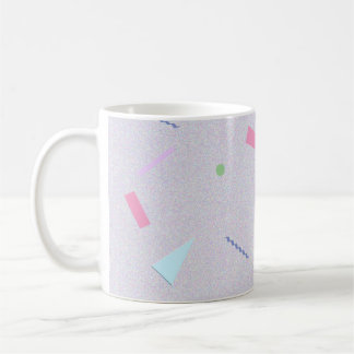 Bleke Paarse jaren '80 Geo Print Mok