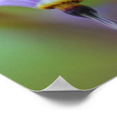 Bleke Paarse ventilator dicht Poster (Hoek)