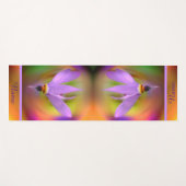 Bleke Paarse ventilator Sluiten Aangepast Yogamat (Voorkant (horizontaal))