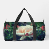 Bleke Perzik Roos Bloem Natuur Gepersonaliseerd Plunjezak (Achterkant)