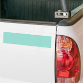 Bleke Robin Egg Blue Solid Color Bumpersticker (Op Truck)