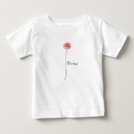 Bleke Rode Gerbera Bloem! Peuter Hoodie (Voorkant)