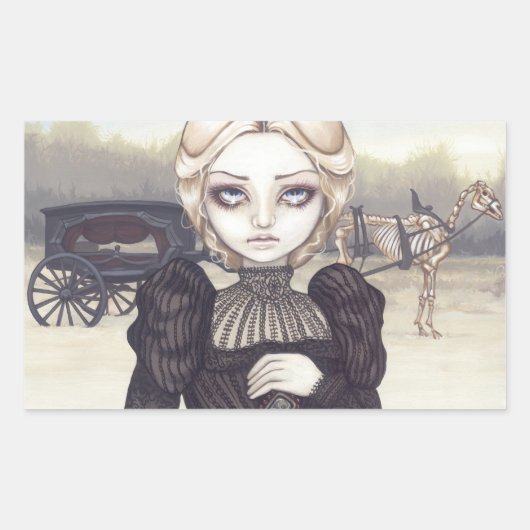 "Bleke rouw" Sticker (Voorkant)