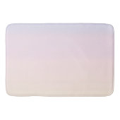 Bleke roze en blauw ombre badmat (Voorkant)