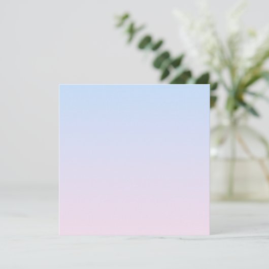 Bleke Roze en Blauwe Verloopachtergrond (Staand voorkant)