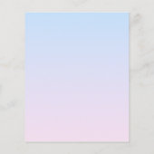 Bleke Roze en Blauwe Verloopachtergrond (Achterkant)