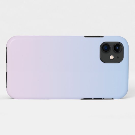 Bleke Roze en Blauwe Verloopachtergrond Case-Mate iPhone Case (Achterkant (horizontaal))