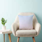 Bleke Roze en Blauwe Verloopachtergrond Kussen (Stoel)