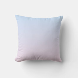 Bleke Roze en Blauwe Verloopachtergrond Kussen