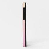 Bleke roze en gele gradiëntachtergrond Case-Mate iPhone case (Achterkant/links)