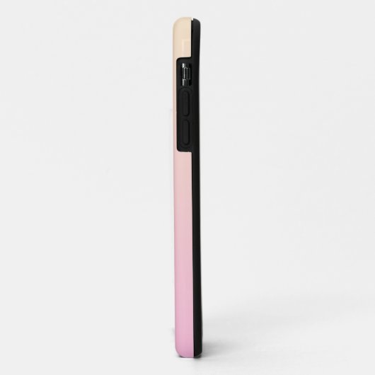 Bleke roze en gele gradiëntachtergrond Case-Mate iPhone case (Achterkant/links)
