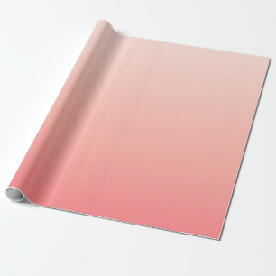 Bleke roze en perzik gradiënt cadeaupapier