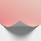 Bleke roze en perzikgradiënt cadeaupapier (Hoek)