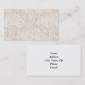  Bleke roze kant Visitekaartje (Voorkant / Achterkant)