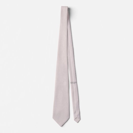 Bleke Roze Pastel Solid Texture Stropdas (Voorkant)