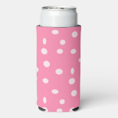 Bleke roze pols met roze stippen (Seltzer Achterkant)