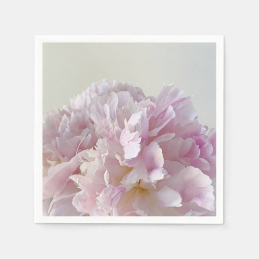 Bleke roze pony closeup servet (Voorkant)