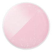 Bleke roze ronde keramische knop met ronde schaduw (Voorkant)