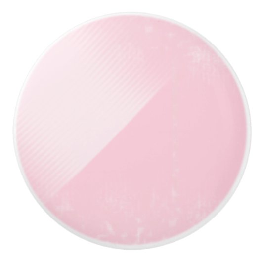 Bleke roze ronde keramische knop met ronde schaduw (Voorkant)