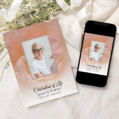 Bleke Roze Roze Bloem Viering van het Leven Kaart