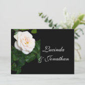 Bleke roze uitnodiging voor weddenschappen (Staand voorkant)