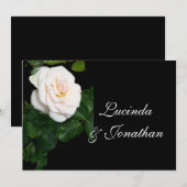 Bleke roze uitnodiging voor weddenschappen (Voorkant / Achterkant)