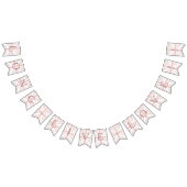 Bleke Roze Union Jack Lang leve de liefde Bunting Vlaggetjes (Alle)