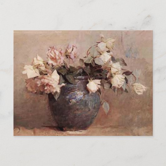 BLEKE ROZEN - BRIEFKAART (Voorkant)