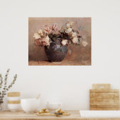 Bleke Rozen Poster (Keuken)