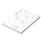 Bleke Sneeuwvlokken Notitieblok (Gedraaid)