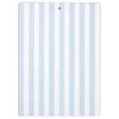 Bleke strepen met blauw en wit snoep klembord (Achterkant)