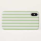 Bleke strepen met groen en wit snoep Case-Mate iPhone case (Achterkant (horizontaal))