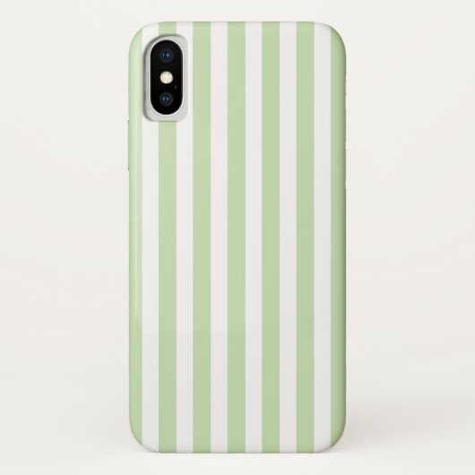 Bleke strepen met groen en wit snoep Case-Mate iPhone case (Achterkant)