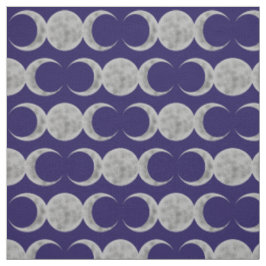 Bleke Triple Moon Kies uw eigen achtergrondkleur Stof