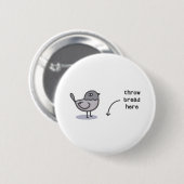 Bleken hier ronde button 5,7 cm (Voorkant /achterkant)