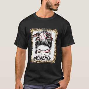 Bleken honkbal Bonus mam Bun Game Day Mot T-shirt